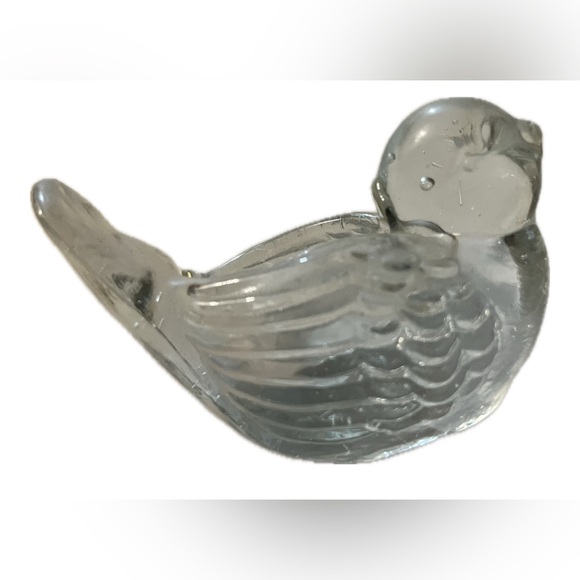 Pair of sweet glass bird candle holders - Picture 2 of 6